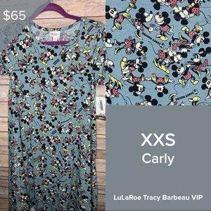 NWT LuLaRoe Disney Carly Dress Size XXS